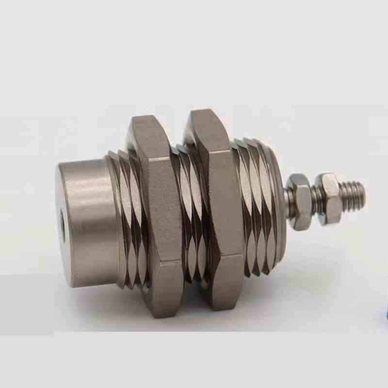 MPE6*5N亚德客螺纹型气缸MPE6X10外牙MPE8X15 MPE10X10N MPE12 16