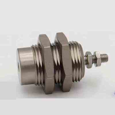 MPE6*5N亚德客螺纹型气缸MPE6X10外牙MPE8X15 MPE10X10N MPE12 16