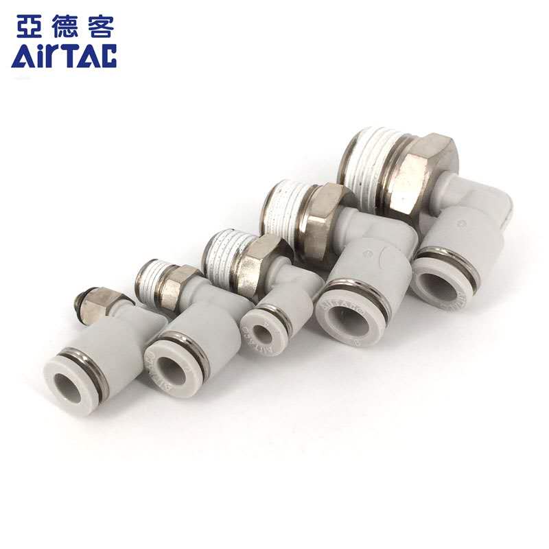 亚德客螺纹直角弯头PL4-M5/6-01/6-02/8-01/8-02/10-02/12-03/04