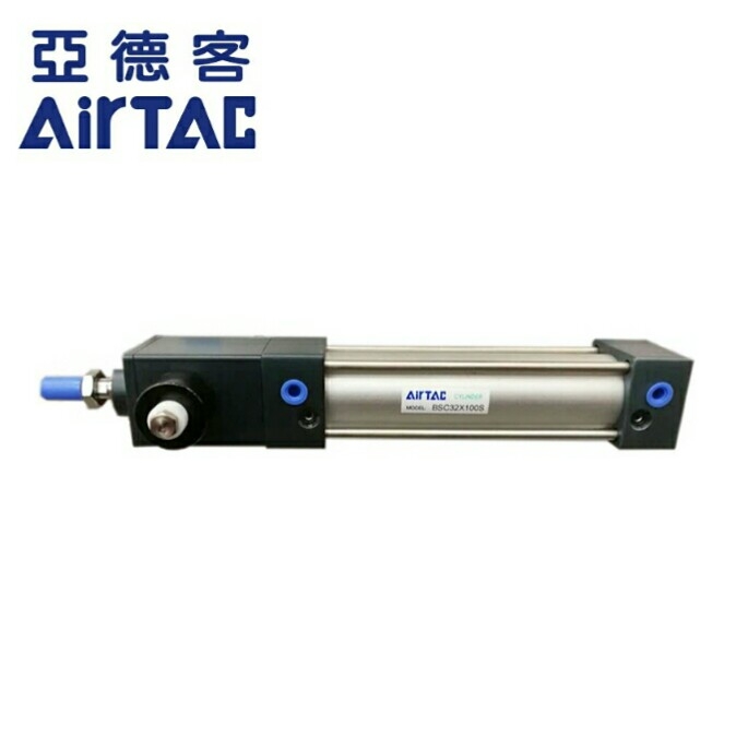 亚德客抱紧气缸BSC40X25X50X75X100X150X200X250X300X400X500S