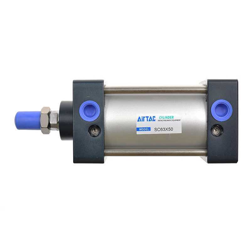 亚德客标准气缸SC40X25X50X75X100X125X150X200X250X300-S带磁环