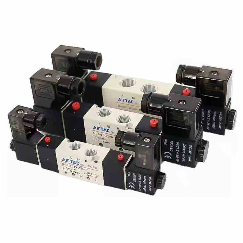 原装亚德客4V330C08B电磁阀4V330E10A 4V330P10E出线式4V330C10AI