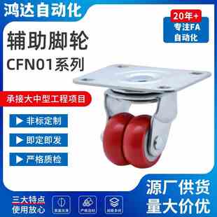 AGV辅助脚轮  CFN01-D50/65/75-AF CFN01-D75-UQ平底活动从动双轮