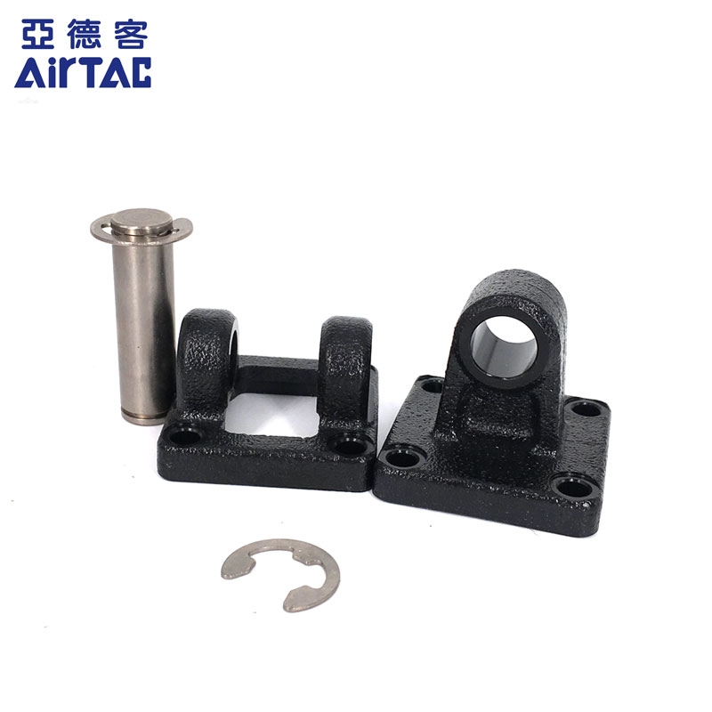 亚德客气缸附件单耳/双耳底座SC32/40/50/63/80/100/125/CA/CB