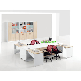 电脑桌简约式 沈阳办公家具办公桌子时尚 单人双人四人位办公桌椅子