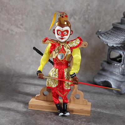 提线木偶孙悟空玩具拉扯傀儡人偶中国风福建省特色手工艺新款