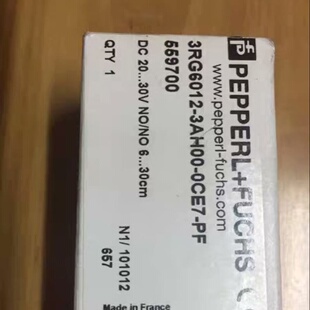 全新倍加福PEPPERLFUCHS接近开关，型号3RG60议价