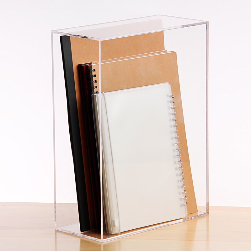 A4透明文件书本资料杂志t宣传册收纳盒书籍防尘展示会展防护罩