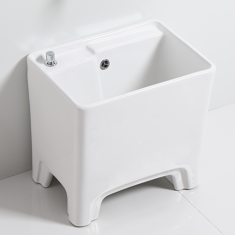 阳台拖把a池迷你小号长方形池小尺寸最小型墩布池陶瓷拖布池小户