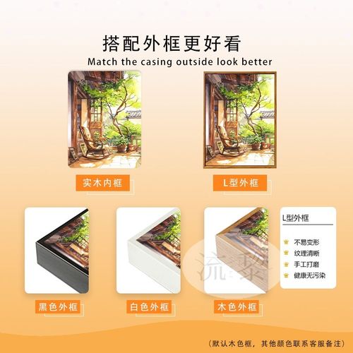 夏日午后小院DIkY数字油画手工绘填充涂色解闷减压丙烯油彩装饰画