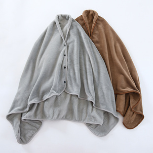 毛毯披肩毯秋f冬保暖盖毯男生女生学生午睡毯颈肩保暖办公室毯子