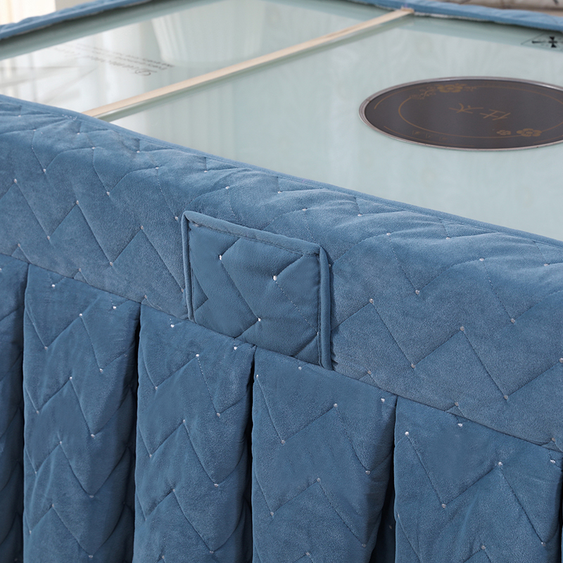 长方形烤火桌罩套冬季加绒加厚电炉罩套裙式桌布烤火罩2023年新款