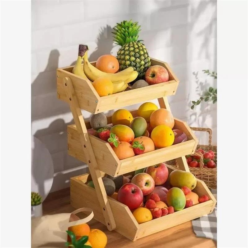 Fancy楠竹收纳筐水果面包架零食收纳筐厨房置物架调料架台面收纳,厨房/烹饪用具,厨房置物架/置物柜/角架,淘宝优惠券,粉丝福利购,淘宝优惠卷