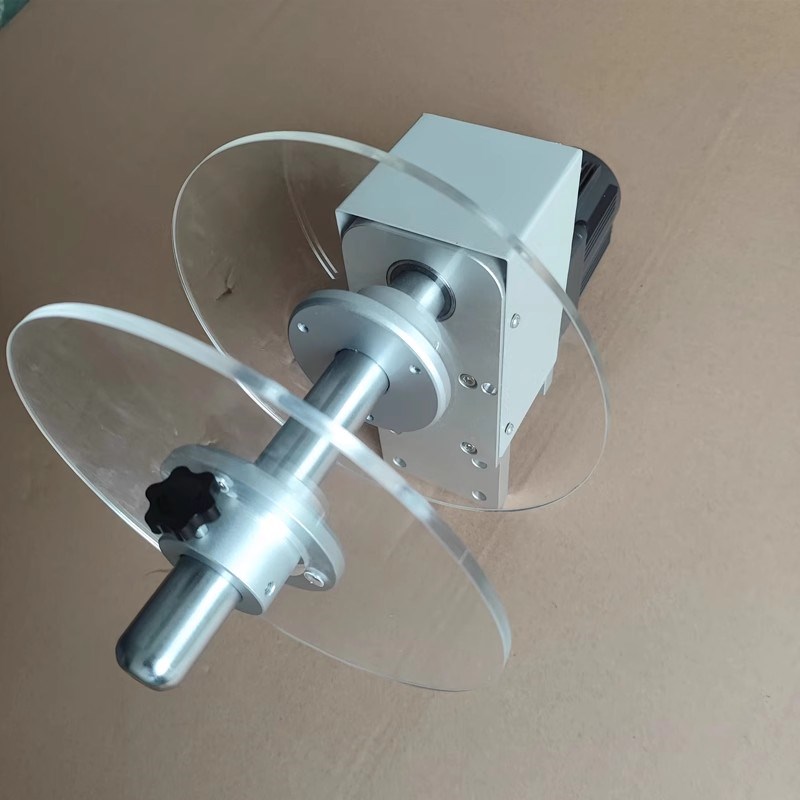 15W电机小扭力收放料架t张力回卷纠偏器卷料机挡料盘/带打滑挂料