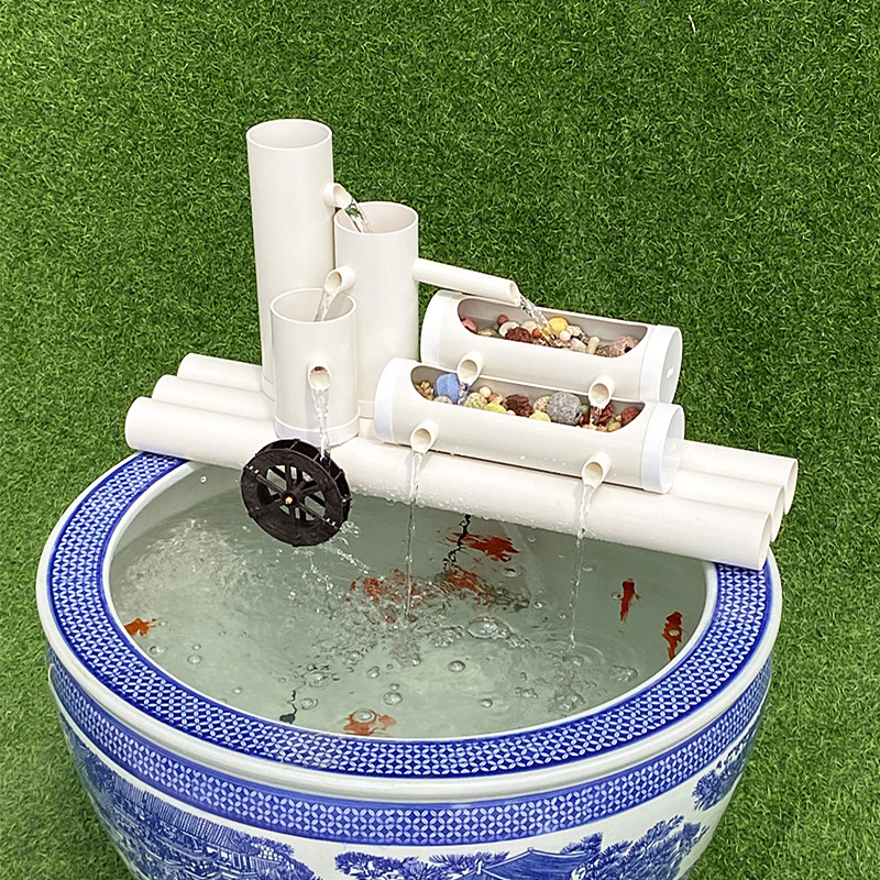 鱼缸流水循e环过滤器家用多合一净水循环系统自动增氧静音流水摆