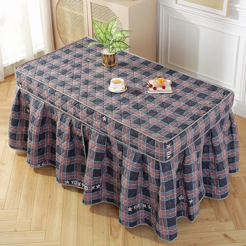 加厚长方形电炉罩烤火桌子罩套新款电烤炉取暖桌套电暖炉茶几桌布