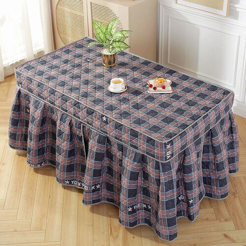 加厚长方形电炉罩烤火桌子罩套新款电烤炉取暖桌套电暖炉茶几桌布