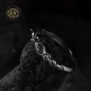 Arthur.K伊邪那美系列日本手工做旧925银共生女小丑手镯不限量