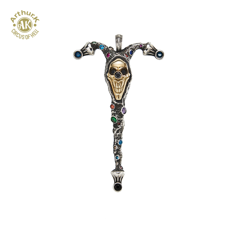 Arthur.k权力系列日本原创手工做旧925银男女圣执吊坠不限量