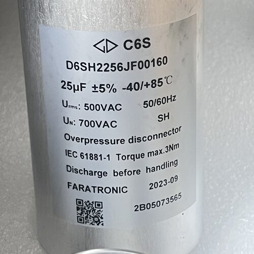 25uF500v 法拉 C6S D6SH2256JF00160 薄膜电容 全新现货