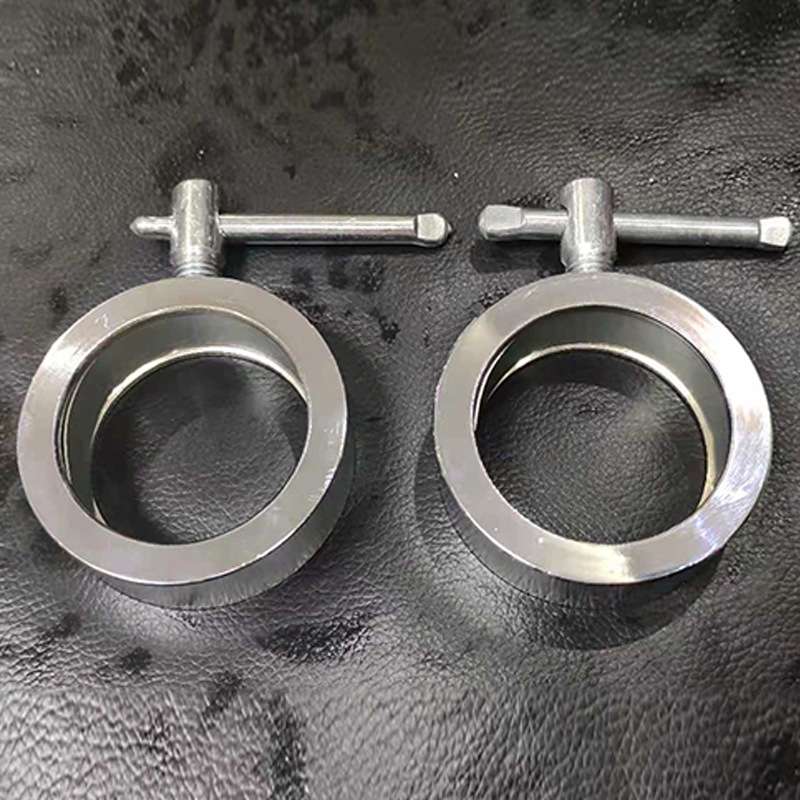 杠铃快速卡扣5哑铃螺母2.5钢制六角卡簧固定卡子配件钢制奥杆卡扣