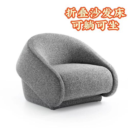 北欧新款简约现代可折叠单双三人沙发小户型客厅网红款可躺沙发床