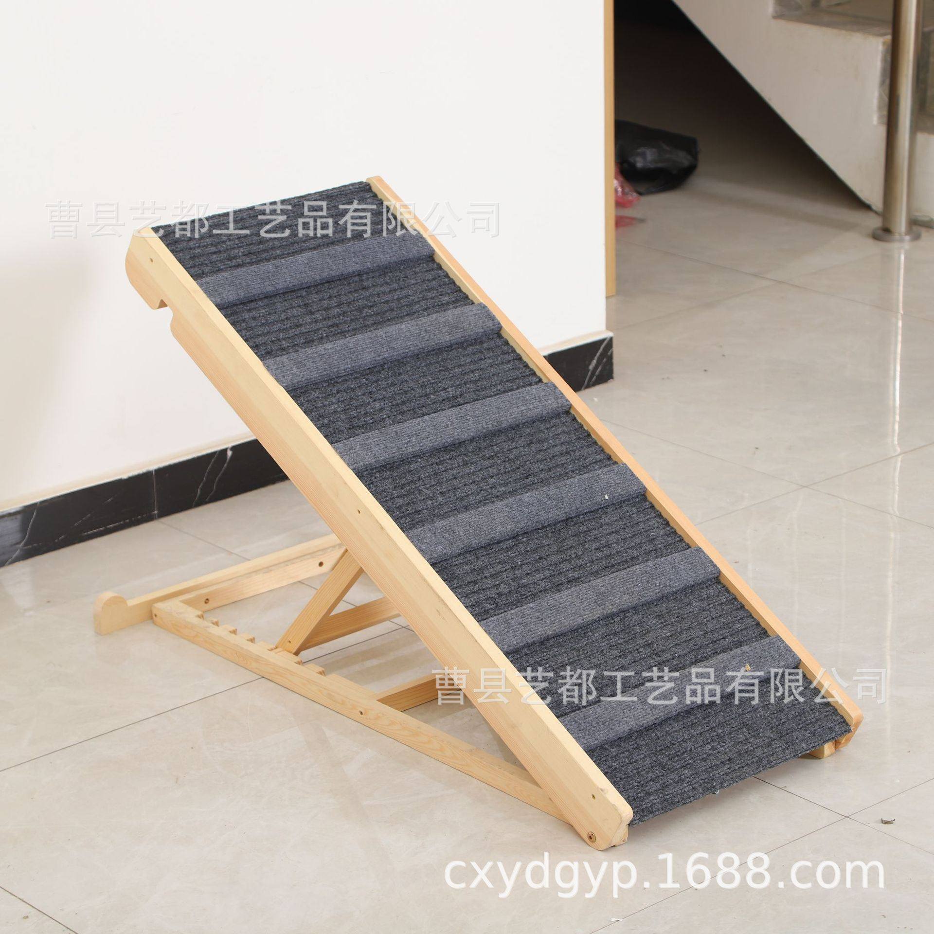 木制宠物用品狗爬架无障碍斜坡梯可折叠多功能防滑狗狗实木攀爬架