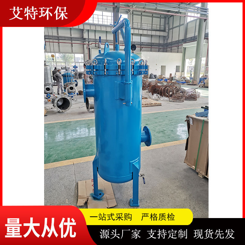 袋式精密过滤器 内置多支滤袋 容污量大 厂家按需求供货