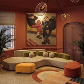 北欧创意异形沙发设计师工作室酒店自由组合背靠背4S展厅沙发