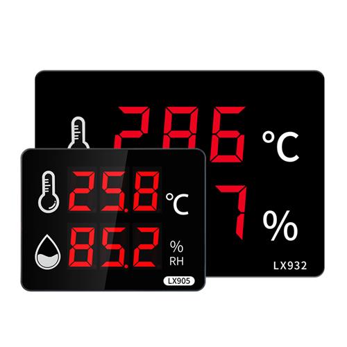 温湿度计表大屏显示仪器高精度实验室内养殖工业冷藏库家专用壁挂