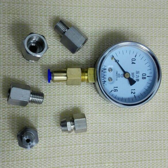 压力表 含6只不同规格的接头 m101 m12x1.5 G1/4 G3/8 14x1.5-8,搬运/仓储/物流设备,机械式停车设备（立体停车库）,淘宝优惠券,粉丝福利购,淘宝优惠卷