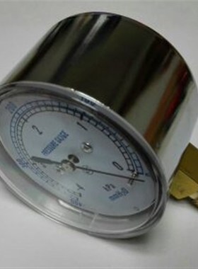 -4-0kpa真空膜盒表 负压膜盒压力表-表径60-65mm-400~0mmh2oYE60