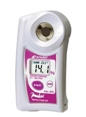 ATAGO爱宕PAL-40S便携式氢氧化钠浓度计 折射计4536PAL-CLEANE