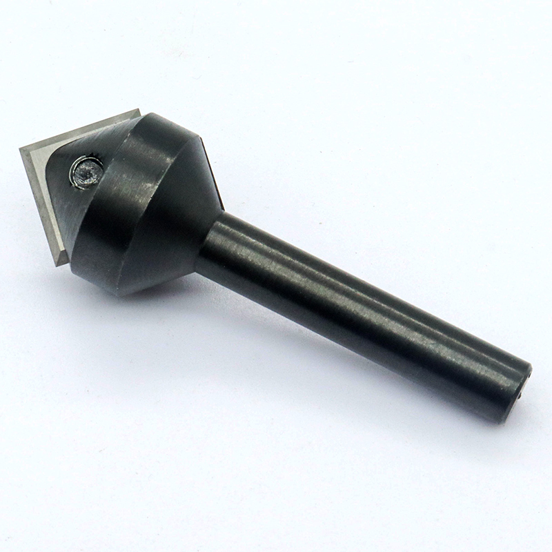 工业级V型刀木工修边刀头合金倒角 90度雕刻M机45度铣刀 V型刀新