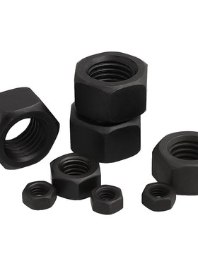 12.9级细牙螺母细扣螺丝帽M8M10M12M14M30M36M39M42-M64*1.25*2x3