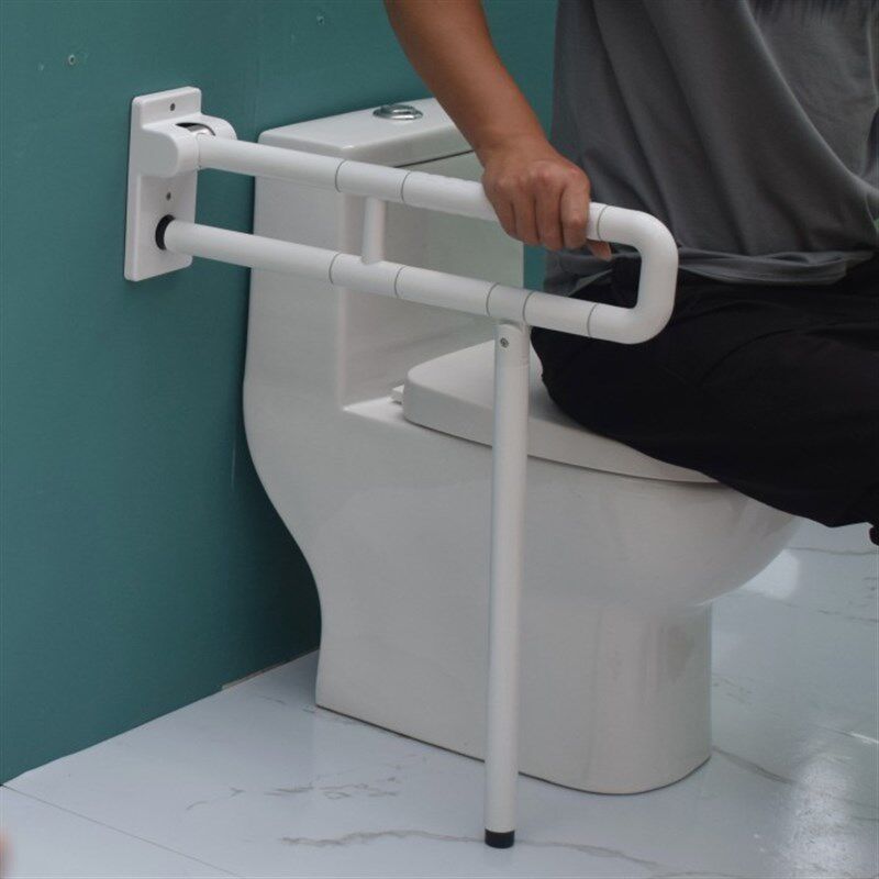 卫生间马桶扶手老人起身助力架可上翻折叠M浴室无障碍马桶安全拉