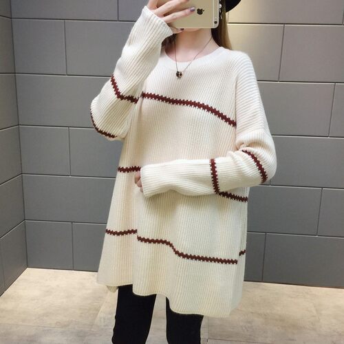 冬季孕妇装秋装套装时尚秋冬款加厚毛衣中长款Q宽松冬装打底衫上