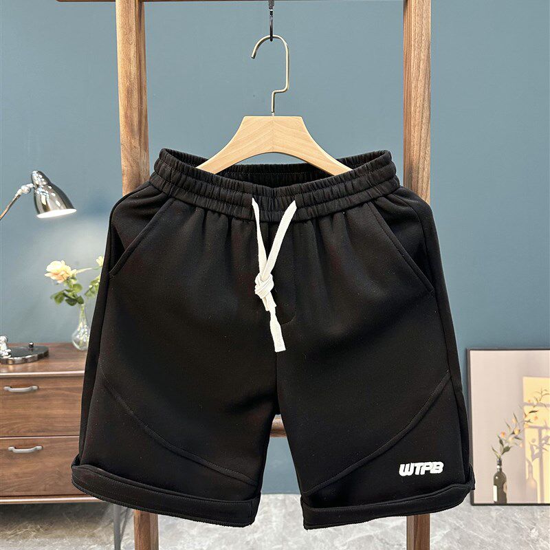 短裤男士夏季新款美式潮牌男生五分裤休闲宽松跑步健身篮球运动裤