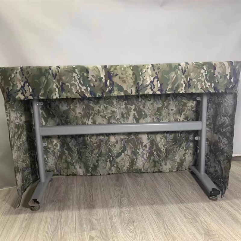 迷彩布水墨面料用于桌p布台布桌椅套袖窗帘会议桌布料耐磨印花面