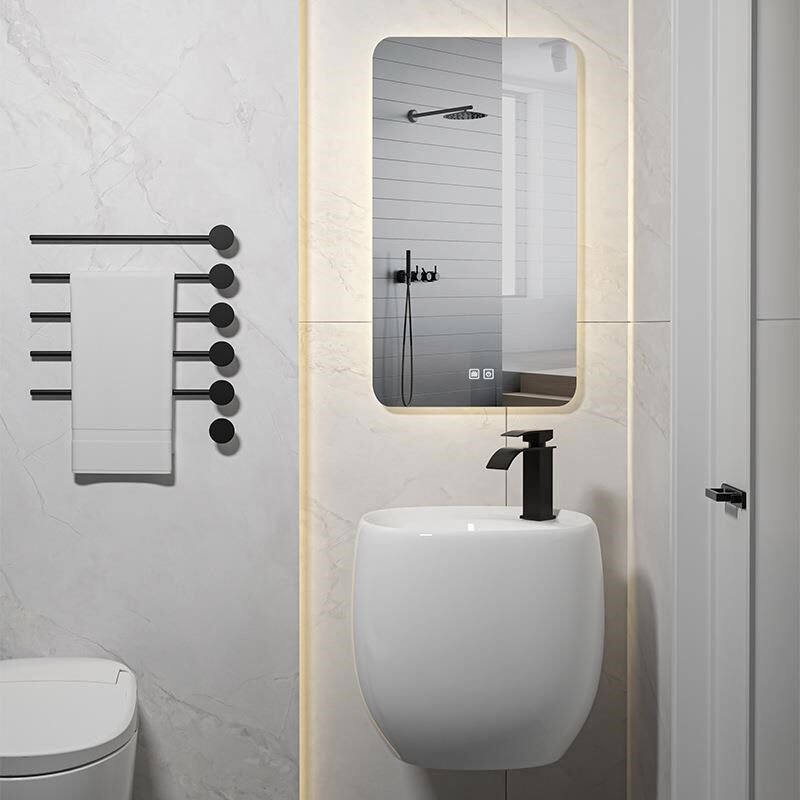 小户型挂墙洗手盆迷你转角洗漱台单盆悬空挂式陶瓷三角洗脸盆