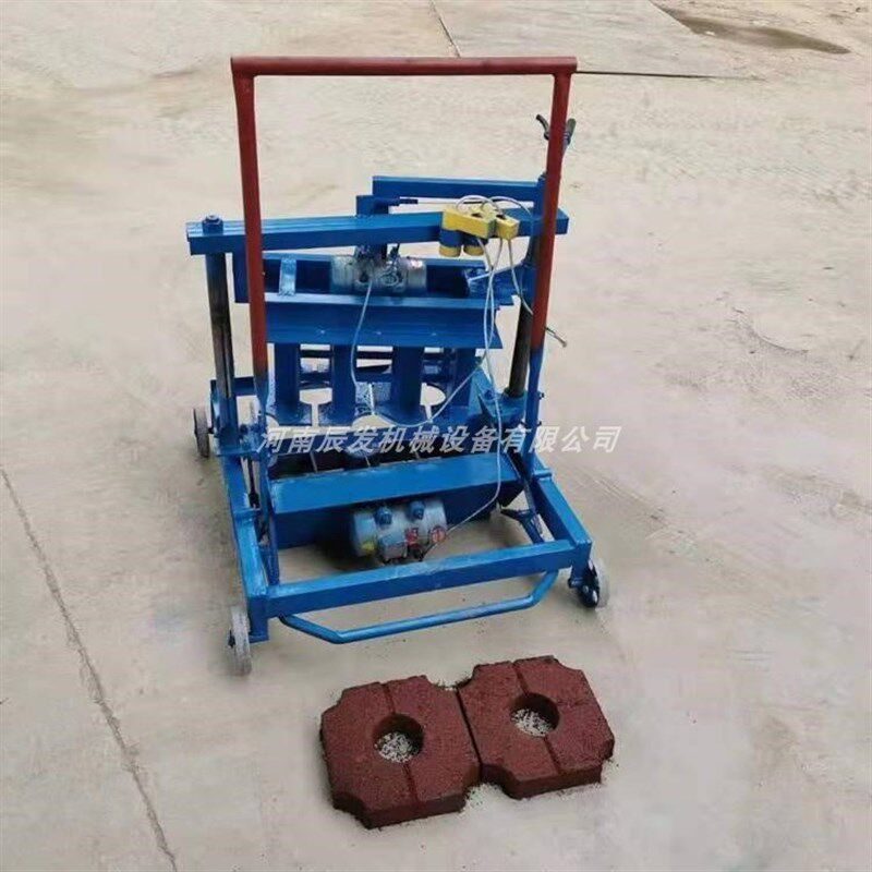 现货供应小型水泥制砖机 移动式免烧空心砖机 砌块砖机一套多少钱