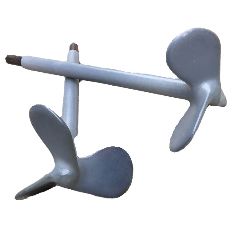 摆线针轮减速机搅拌机专用包x塑轴一体衬塑料搅拌桨耐腐蚀搅拌叶