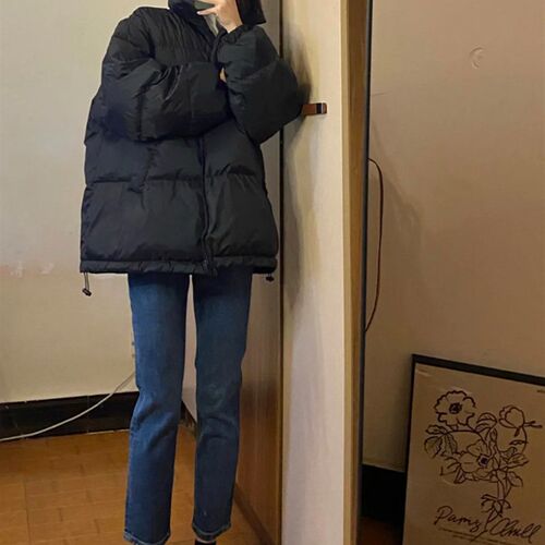 加绒加厚直筒牛仔裤女秋冬u款高级感穿搭小个子裤子美式高街烟管