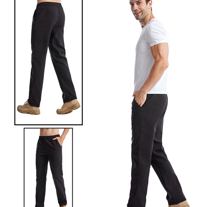 户外冲锋裤女防水防风保暖登山裤抓绒软壳裤滑雪裤男加绒加厚冬季