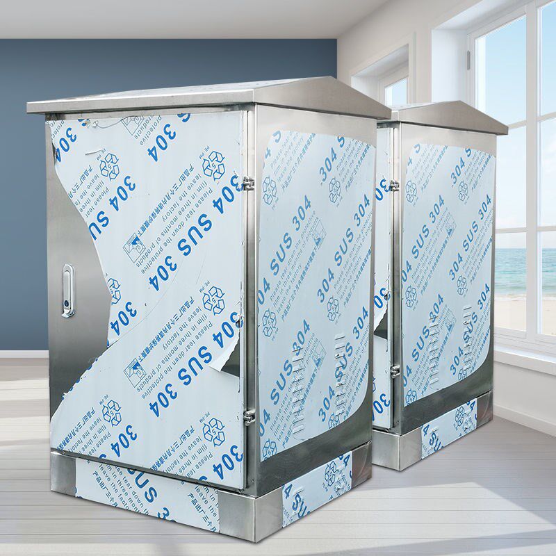 304不锈钢室外防水n网络机柜1.2米监控设备柜户外配电柜电气柜定