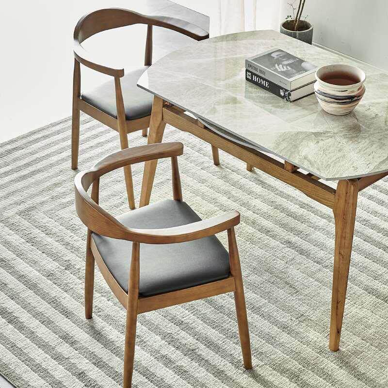 实木总统椅肯尼迪椅现代简约餐椅办公椅会议椅整装茶椅麻将椅凳子