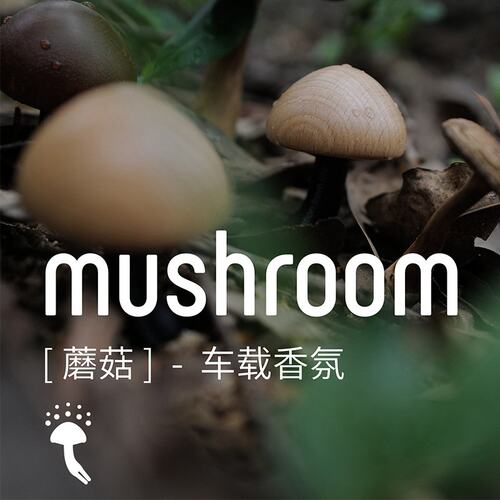 bbdd蘑菇车载香薰汽车出风口香水创意原木摆件可爱车内装饰品香氛