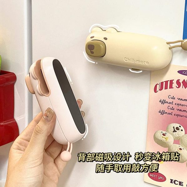小型冰箱袋密封可爱零食调料磁吸品家用塑封机迷你真空封口机保鲜