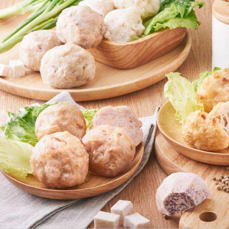 好嘴到香芋贡丸花枝丸手工鱼丸250g*4袋火锅食材关东煮麻辣烫