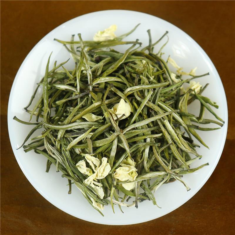 新茶兰雪银针大白毫四川飘雪茉莉花茶浓香型特级茶叶散装500g